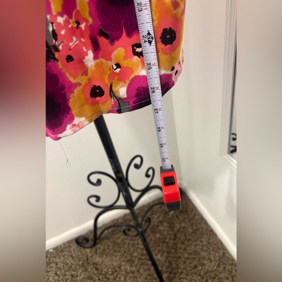 LC Lauren Conrad Floral Tank Top - Black, Pink, Yellow - Picture 6 of 6